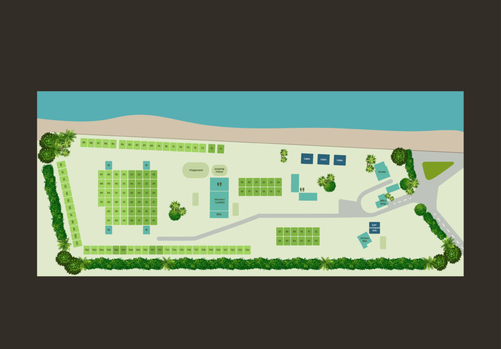 ghl tolaga holiday park map draft 2025